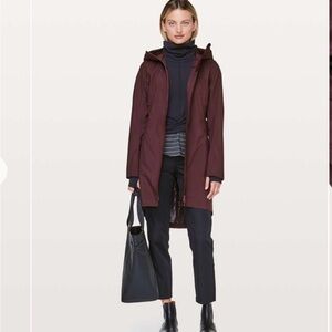 lululemon athletica Rain Rules Jacket Size 4 Cassis